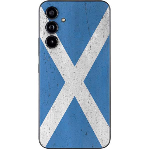 Scotland Flag Distressed Galaxy A54 5G Skin